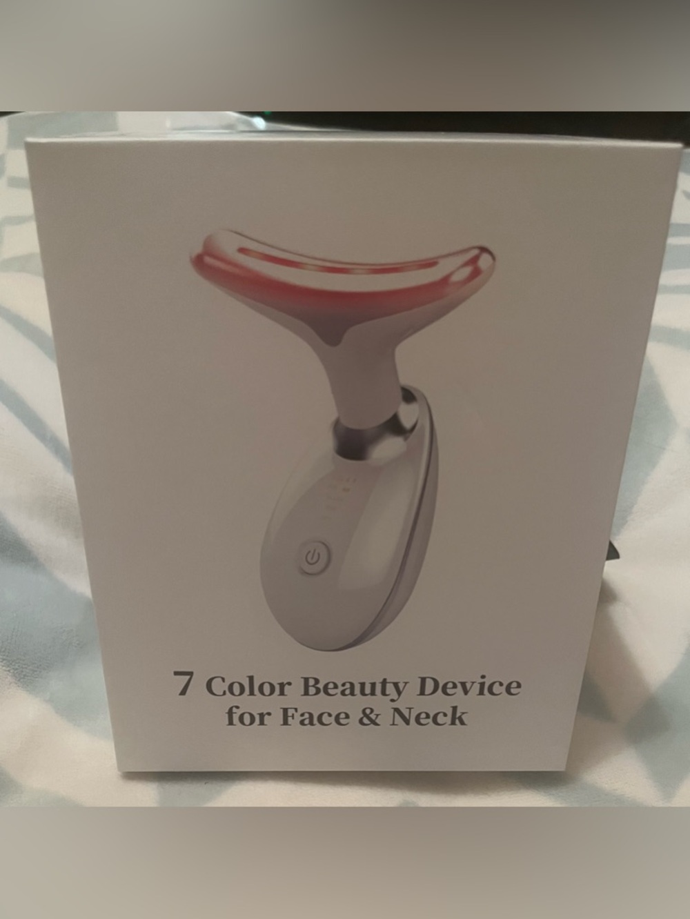 Red Light Therapy Device for Face&Neck- 7 Colour LED Facial Light